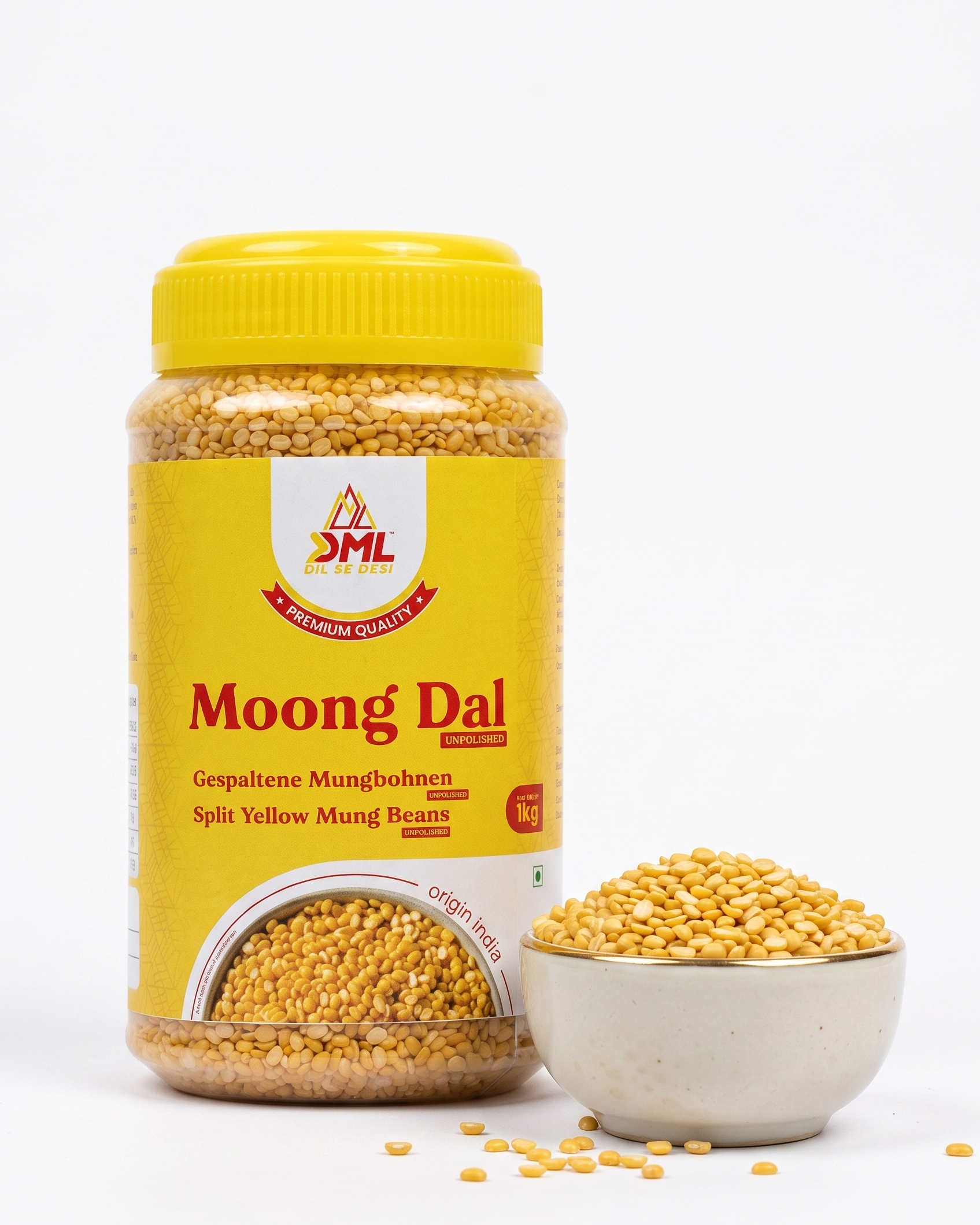 Premium Moong Dal (Split Yellow Lentils)